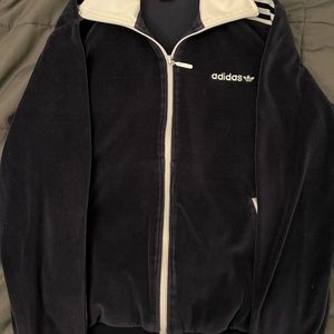Adidas Originals Osaka Velour Track Top Navy size medium
